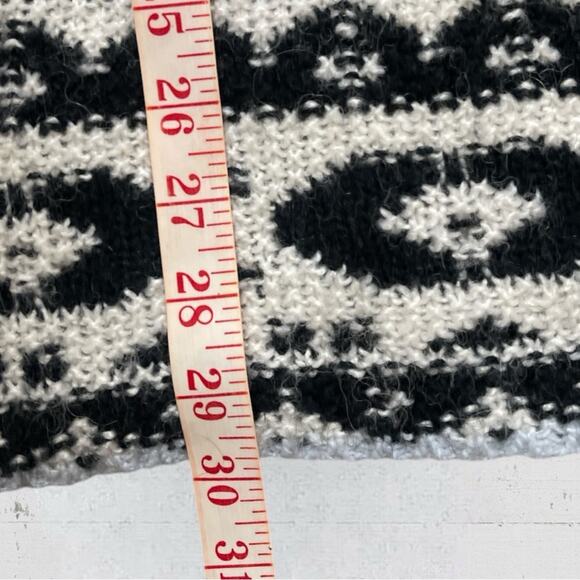 Abercrombie & Fitch Women's Aztec Alpaca Wool Blend Long Hooded Cardigan Size S - Picture 14 of 14